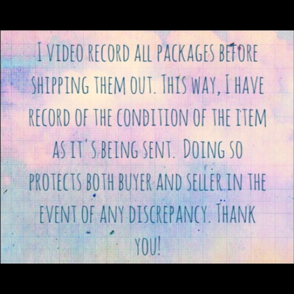 Documenting/ taking video of all sales